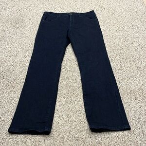 Universal Standard Women's Boot Cut Jeans - Dark Blue